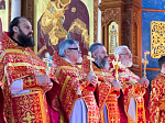 Епископ Россошанский и Острогожский Андрей сослужил митрополиту Воронежскому и Лискинскому Сергию за Божественной литургией 