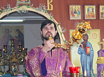 Архипастырское богослужение в Покровском храме с. Поповка