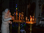 В Свято-Митрофановском храме молитвенно встретили праздник Рождества Христова