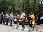 В селе Лозовое освящен источник в честь святителя Николая Чудотворца