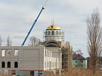 Освящение и монтаж купола для Духовно-просветительского центра в г. Россошь