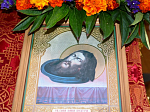 В Верхнем Мамоне почтили память пророка Иоанна Крестителя и поклонились прибывшей святыне