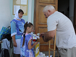 В храмах Острогожска прошла благотворительная акция "Белый цветок"