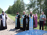 Ильинский казачий крестный ход с епархиальной святыней прибыл в Каменское благочиние