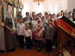 Воспитанники Воскресной школы имени протоиерея Николая Сильченкова поздравили прихожан со Светлым праздником Пасхи