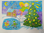 Первый этап конкурса рисунков «Рождественская палитра»