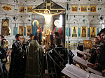В канун Великой Пятницы епископ Россошанский и Острогожский Андрей совершил вечернее уставное богослужение