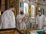 В праздник Благовещения Пресвятой Богородицы Архипастырь совершил богослужение в Ильинском соборе