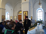 Свято-Тихоновский соборный храм г. Острогожска посетили учащиеся городской средней школы №2