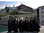 Епископ Россошанский и Острогожский Андрей, в составе паломнической делегации Русской Православной Церкви прибыл на Святую Гору Афон