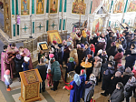 Воскресное богослужение в Ильинском соборе г. Россошь