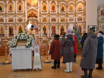 В Верхнем Мамоне молитвенно встретили праздник Обрезания Господня и совершили память святителя Василия Великого