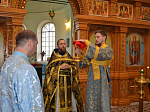 Соборное богослужение духовенства благочиния в с. Петровка