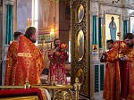 Епископ Россошанский и Острогожский Андрей совершил богослужение в Свято-Ильинском соборе
