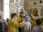 Богослужение в Неделю Всех Святых в Свято-Ильинском кафедральном соборе