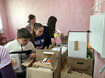 В епархии продолжает оказываться гуманитарная и духовная помощь временно перемещенным из ЛДНР и беженцам из Украины