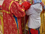 Пасхальное богослужение в Успенском храме села Трехстенки