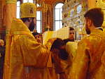 В день памяти св. мученика Трифона в Свято-Ильинском кафедральном соборе г. Россоши совершено богослужение