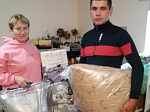 В гуманитарном центре Острогожского благочиния помогли семье из Донецка