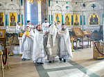 В Навечерие Богоявления епископ Россошанский и Острогожский Андрей совершил Божественную литургию и Великое водоосвящение в Ильинском соборе