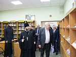 Епископ Россошанский и Острогожский Андрей освятил епархиальную библиотеку