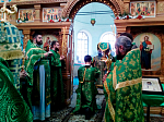 Архипастырь совершил Божественную литургию в день Престольного праздника храма св. Александра Невского в с. Петровка