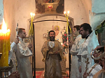 Глава Россошанской епархии совершил Божественную литургию в Спасской обители