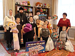 Воспитанников детского реабилитационного цента с. Тимерязево поздравили со светлым праздником Рождества