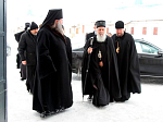 Святейший Патриарх Сербский Ириней в сопровождении епископа Россошанского и Острогожского Андрея посетил Новоиерусалимский монастырь