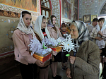 В Сретенском храме г. Острогожска прошел благотворительный сбор в рамках акции "Белый цветок"
