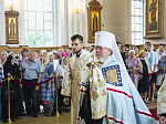 Епископ Россошанский и Острогожский Андрей сослужил Архипастырям за торжественным богослужением в Благовещенском кафедральном соборе