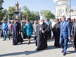 В день Собора Воронежских святых на площади Благовещенского кафедрального собора состоялась благотворительная ярмарка