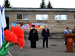 Духовенство епархии приняло участие в митинге у мемориала "Скорбящая мать" 