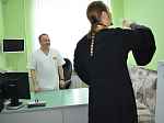 Священнослужитель совершил молебен перед Феодоровской иконой Божией Матери в родильном отделении Павловской ЦРБ