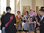 Молебен и благословение выпускников на успешную сдачу экзаменов