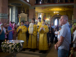 Крещальная литургия в Свято-Ильинском кафедральном соборе г. Россошь