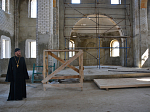 Священник рассказал журналистам о ходе строительства Духовно-просветительского центра в г. Россошь
