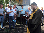 Труженики сельскохозяйственных предприятий района попросили благословения Божия перед уборкой нового урожая