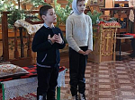 В храме святого великомученика Пантелеимона села Пришиб состоялся рождественский праздник.