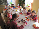 13 апреля матушкой Ириной Ельчаниновой был проведен мастер – класс с детьми воскресной школы по изготовлению пасхальных сувениров