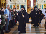 В день принесения частицы стопы святителя Митрофана Воронежского в главном храме епархии прошло торжественное богослужение