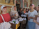 «Белый цветок» в Сретенском воинском храме Острогожска