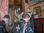 Епископ Россошанский и Острогожский Андрей возглавил последнюю в нынешнем Великом посту литургию Преждеосвященных Даров