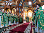 В день годовщины архиерейской хиротонии Глава Воронежской митрополии совершил Божественную литургию в Благовещенском кафедральном соборе
