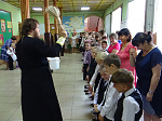 Молебен перед началом учения в коррекционной школе