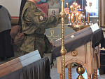 Вербное воскресенье в Сретенском воинском храме Острогожска