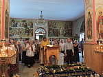 Воскресное богослужение в Сретенском воинском храме