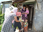 Детское питание от женсовета Воронежской митрополии передали семьям в Нижнем Мамоне