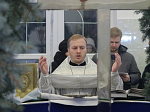 Праздничное богослужение на Крещение Господне в Ильинском кафедральном соборе г. Россошь