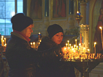 В Навечерие Рождества Христова, в Рождественский сочельник, епископ Россошанский и Острогожский Андрей совершил Божественную литургию